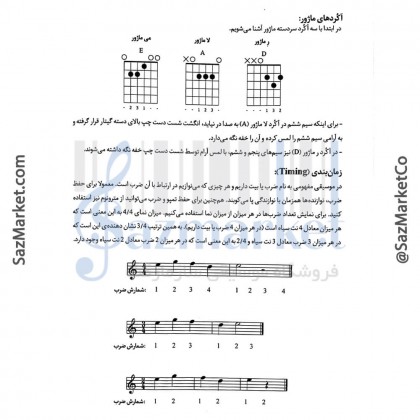 کتاب آموزش مقدماتی ریتم گیتار راک